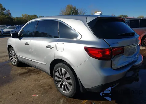 2015 Acura Mdx Technology Pkg W/Entertainment Pkg z USA, uszkodzony, nr VIN 5FRYD3H62FB010135